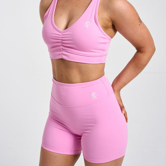 Gym King 365 Bra & Short Set - BubbleGum Pink