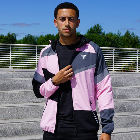 GRIID Panel Set - Jacket & Shorts - Pink Foam
