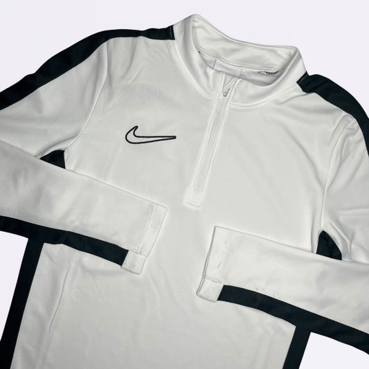 Nike Academy Pro Half Zip White Black (Junior)