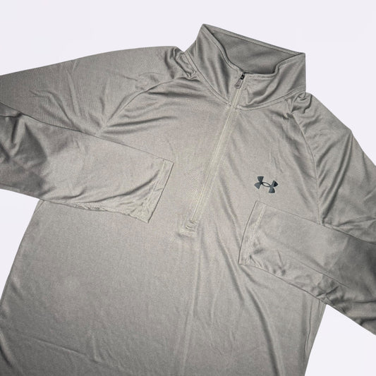 Under Armour Half Zip Taupe Brown