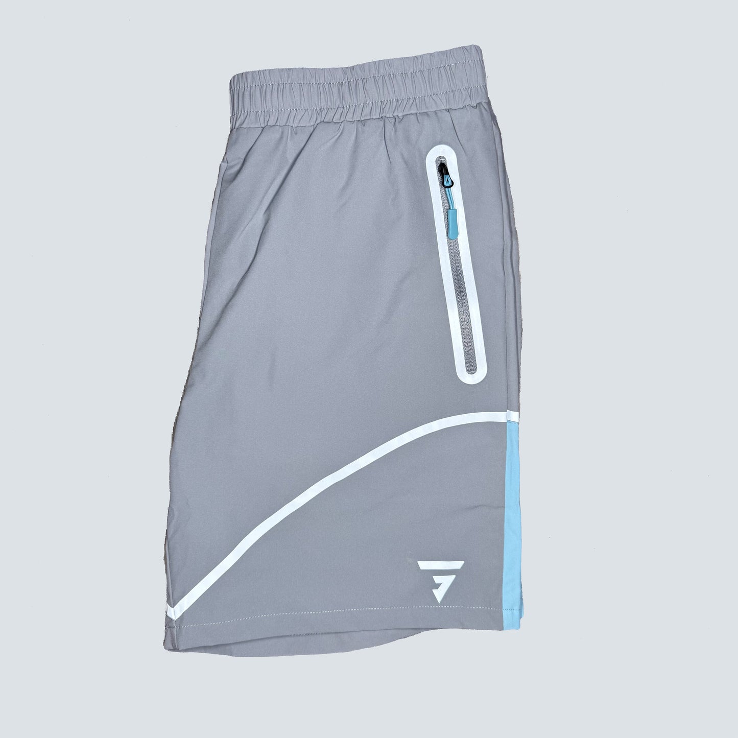 GRIID Reflect Shorts - Grey/Aqua