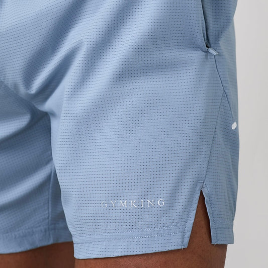 Gym King Energise 5” Shorts - Powder Blue