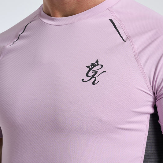 GymKing Flex 2.0 Tee - Graphite/Dusky Lilac