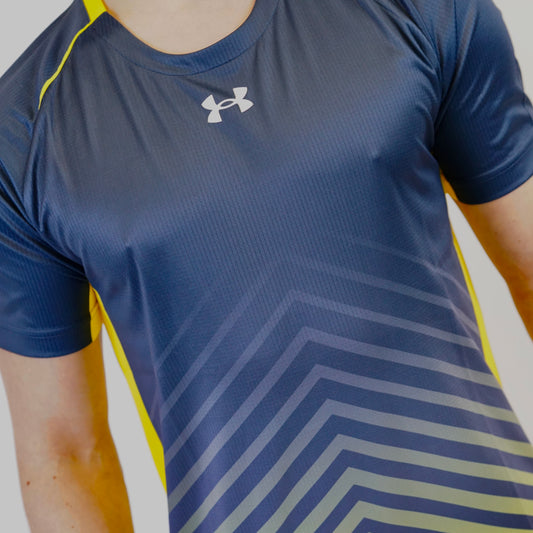 Under Armour Arrow Tee - Yellow / Navy