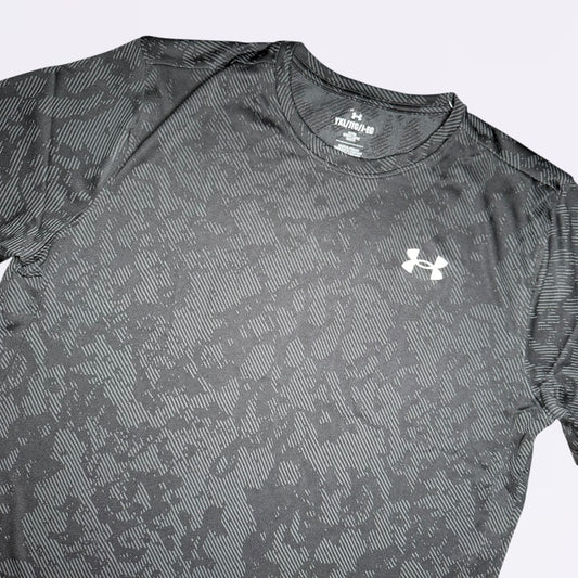 Under Armour Vent Jacquard Black Tee (Junior)