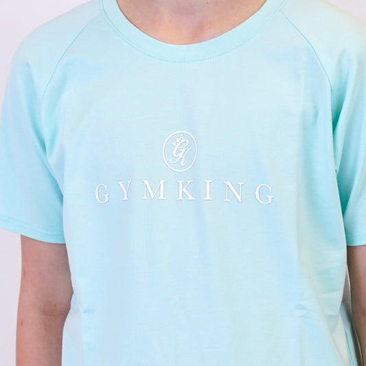 Gym King Pro Logo Tee - Mint (Junior)