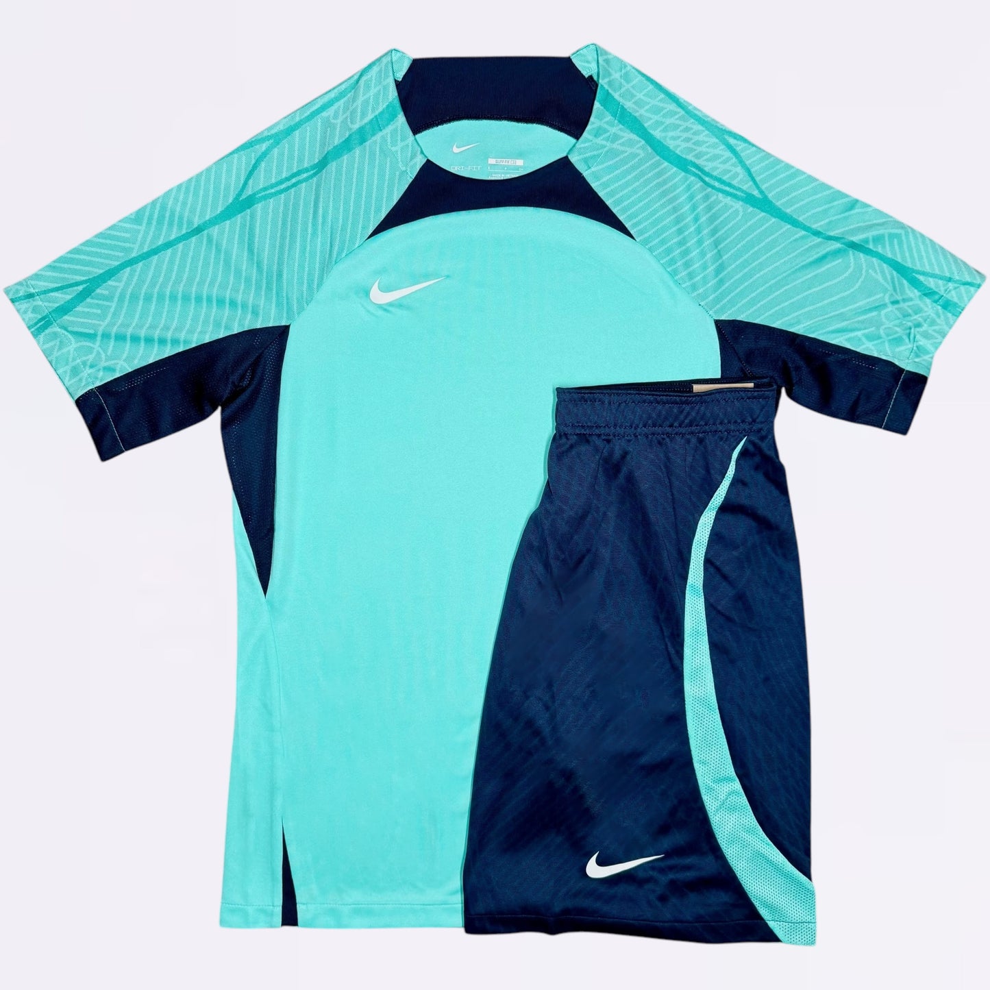 Nike Strike 4.0 Set - Tee & Shorts - Turquoise