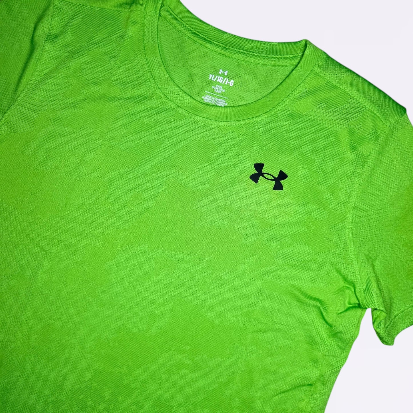 Under Armour Jacquard Tee Green (Junior)