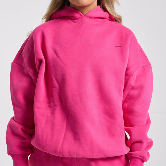 INFORM Hoodie & Joggers Oversized Recovery Set - Pink