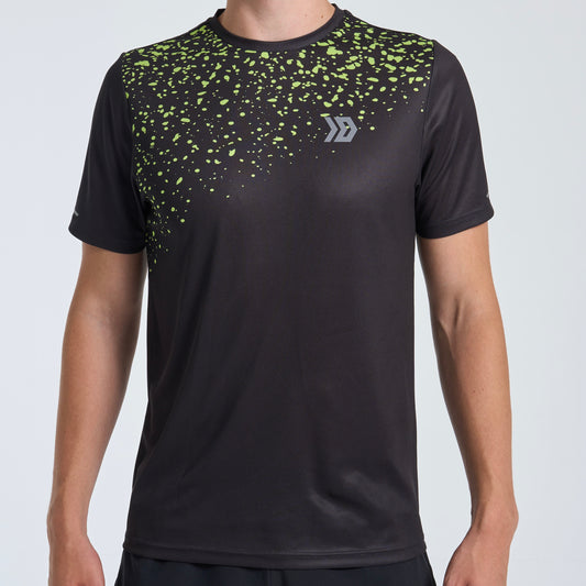 DASH Splatter Tee Set - Black / Neon