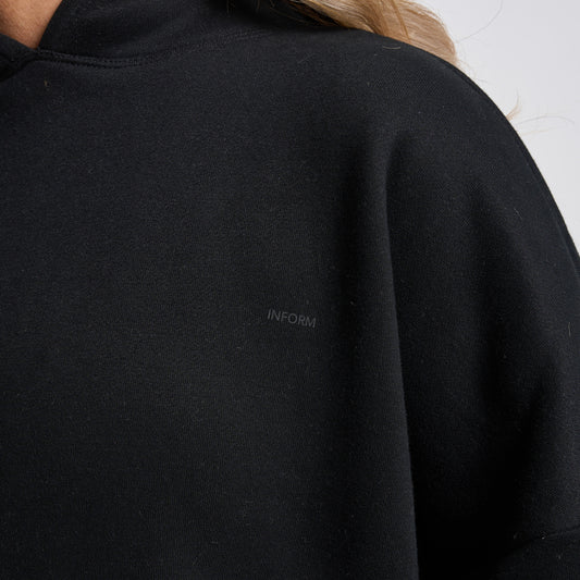 INFORM Recovery Oversized Hoodie - Black