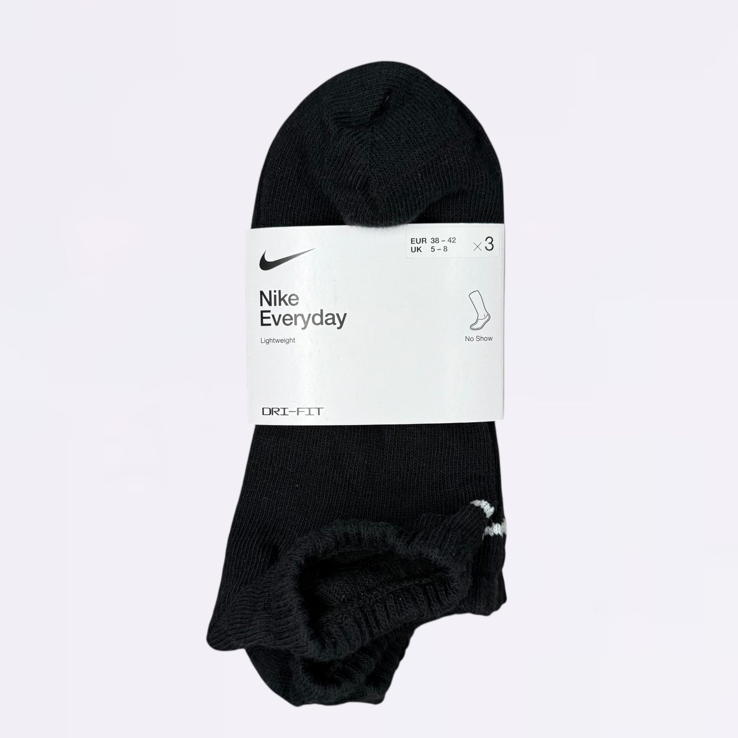 Nike Performance Lightweight No-Show Socks Black