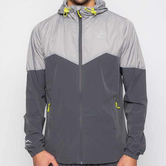 ActiveLine Surge Windrunner & Bottoms Set - Grey / Neon