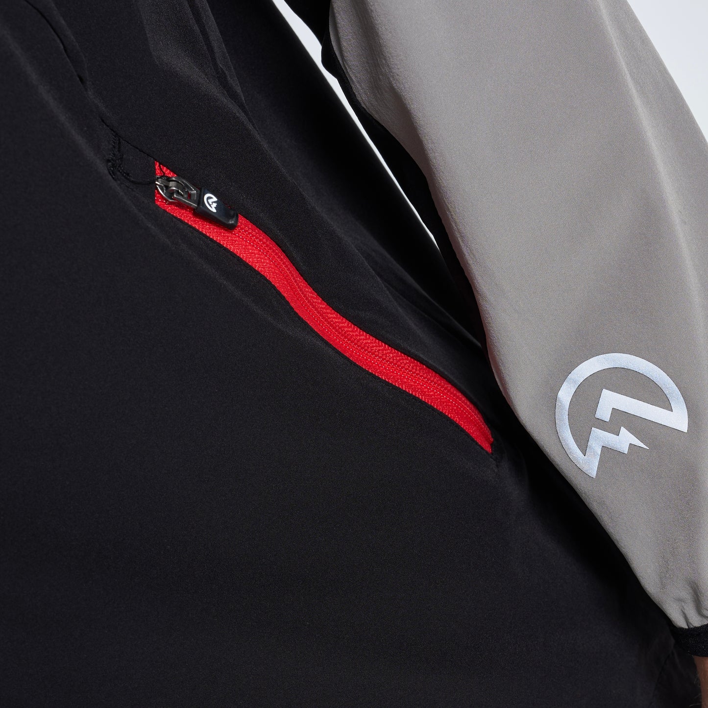 Flux Performance Jacket - Black / Grey / Red (Junior)