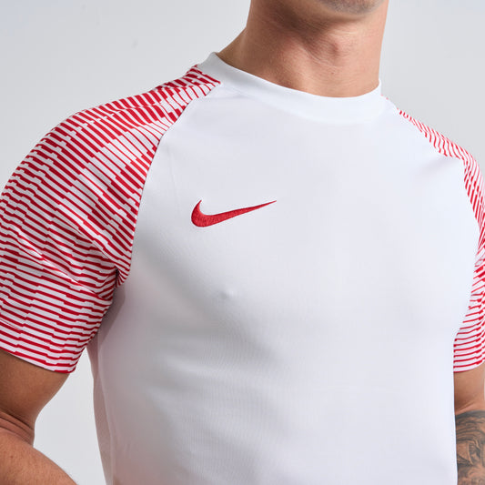 Nike Dri-Fit Academy Tee - Red / White