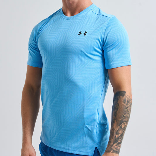 Under Armour Vent Geotessa Tee - Sky Blue