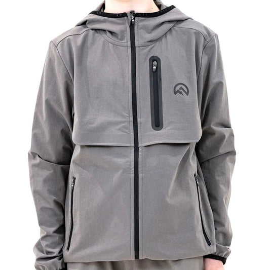 Flux Versatility Set - Jacket & Bottoms - Grey / Black (Junior)