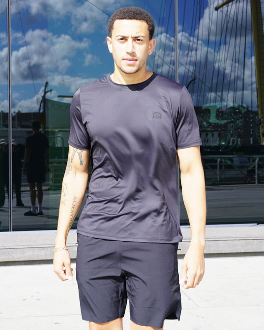 Flux Gradient 3 Piece Shorts Set - Black