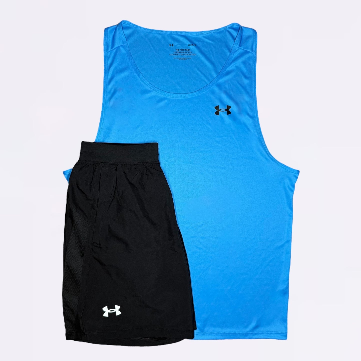 Under Armour Vest & Shorts Set - Blue / Black