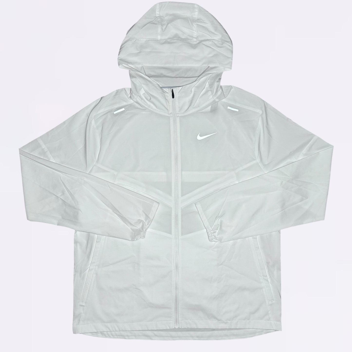 Nike Windrunner Set - Jacket & Shorts - White / Grey
