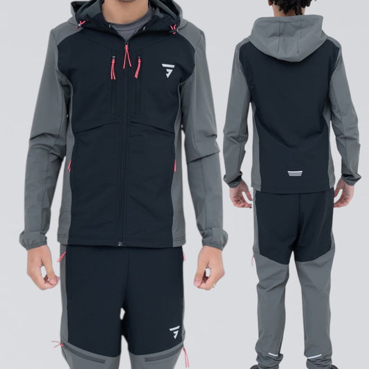 GRIID Edge Jacket - Grey / Black / Pink