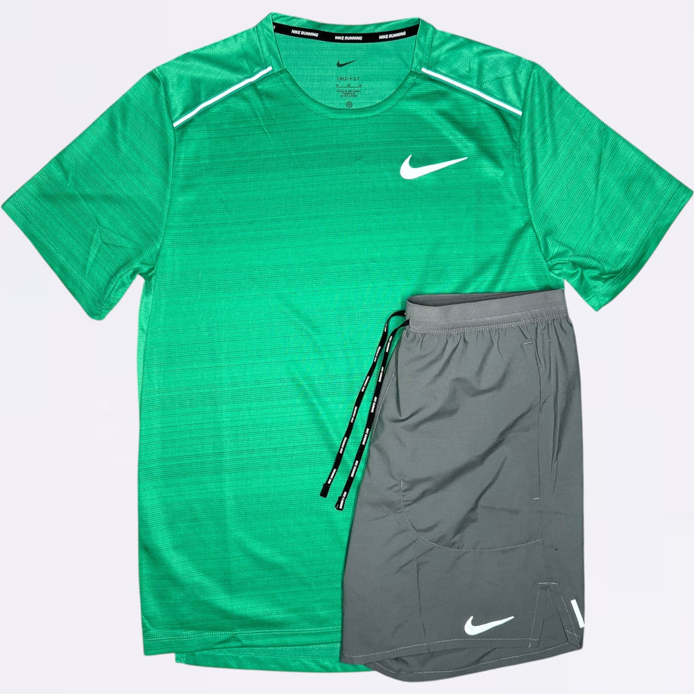 Nike Miler & Flex Set - Stadium Green / Grey