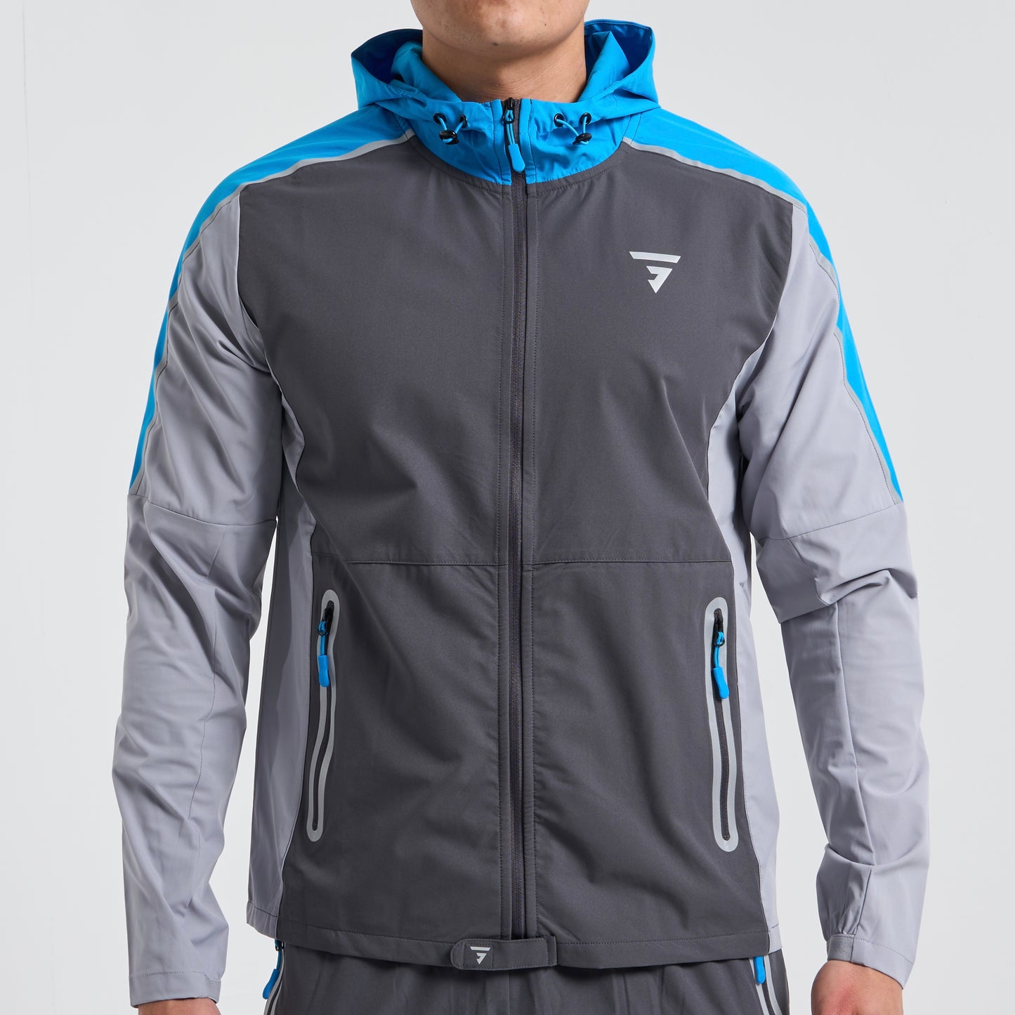 GRIID Reflect Windrunner - Dark Grey/Light Grey/Blue