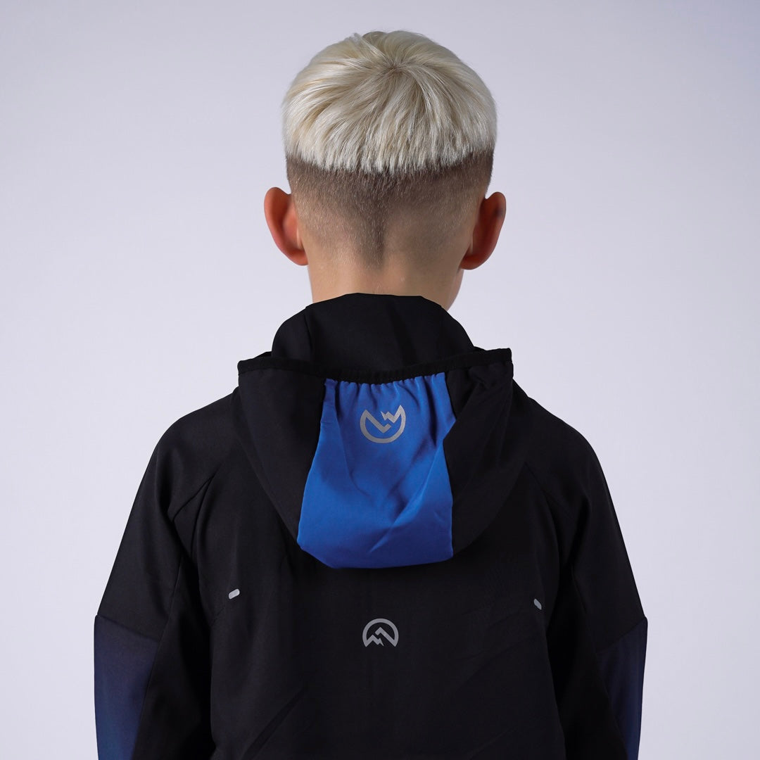 Flux Gradient Jacket - Black / Blue (Junior)