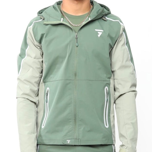 GRIID Reflect Set - Jacket & Shorts - Green