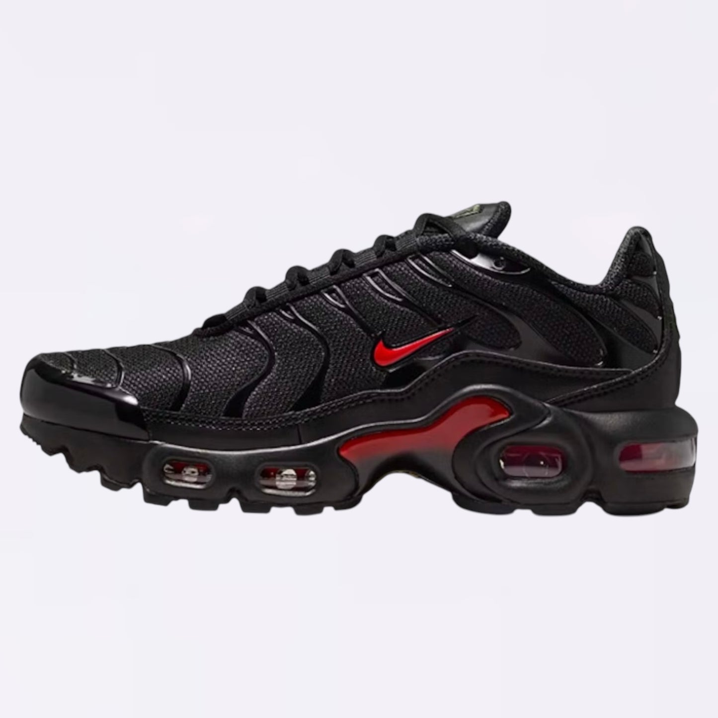 Nike Air Max Plus Black Red (Junior)