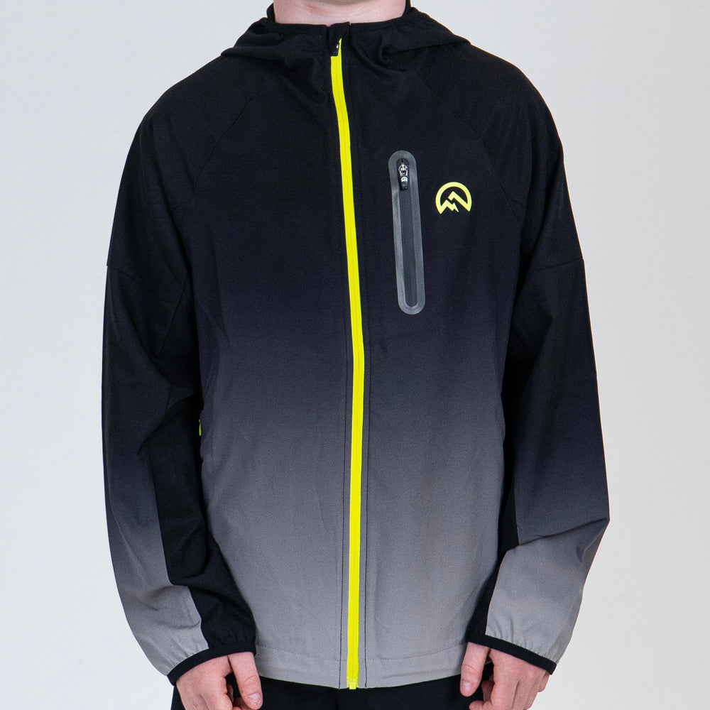 Flux Gradient Jacket - Black / Grey / Neon (Junior)