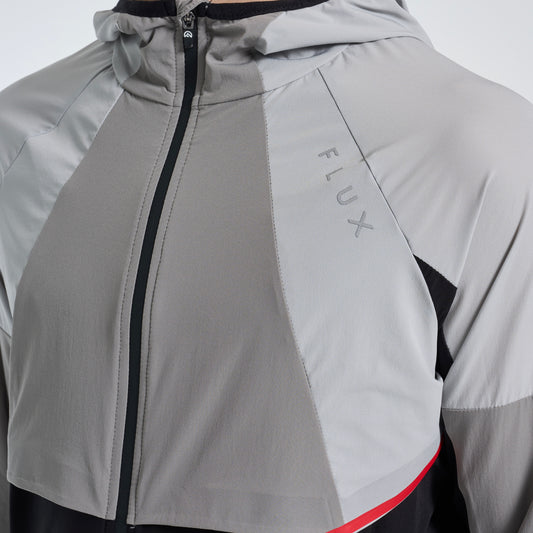 Flux Performance Jacket - Black / Grey / Red (Junior)
