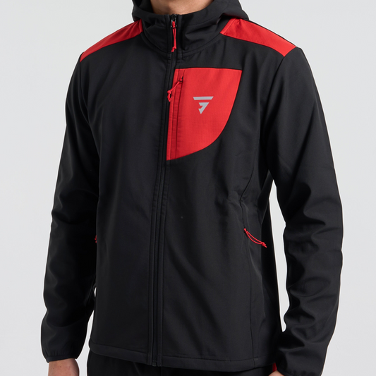 GRIID Aero Set - Jacket & Bottoms - Black / Red