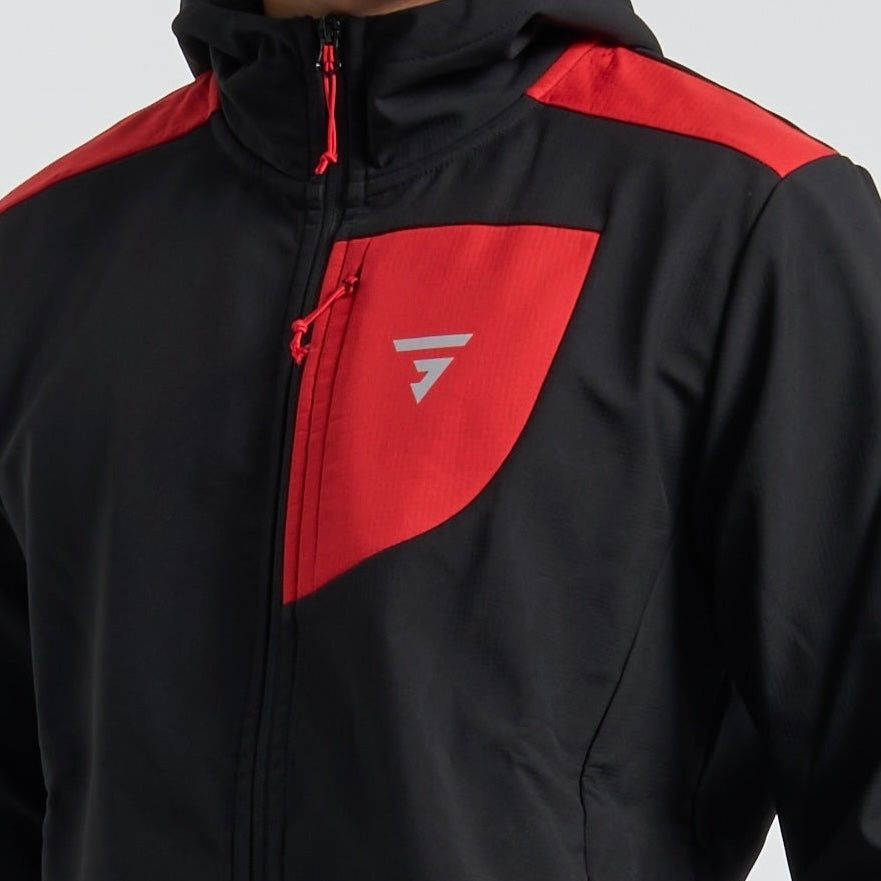 GRIID Aero Set - Jacket & Bottoms - Black / Red