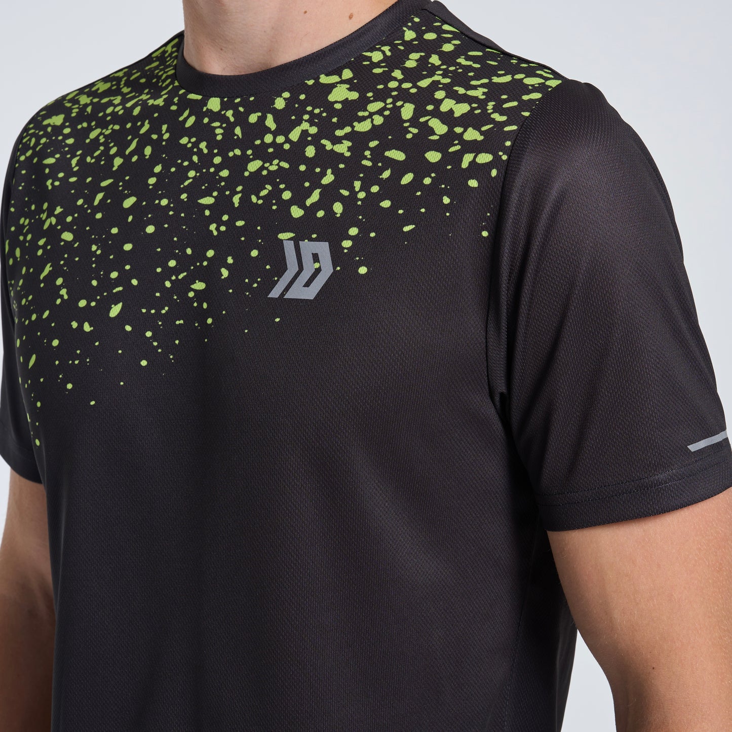 DASH Splatter Tee Set - Black / Neon