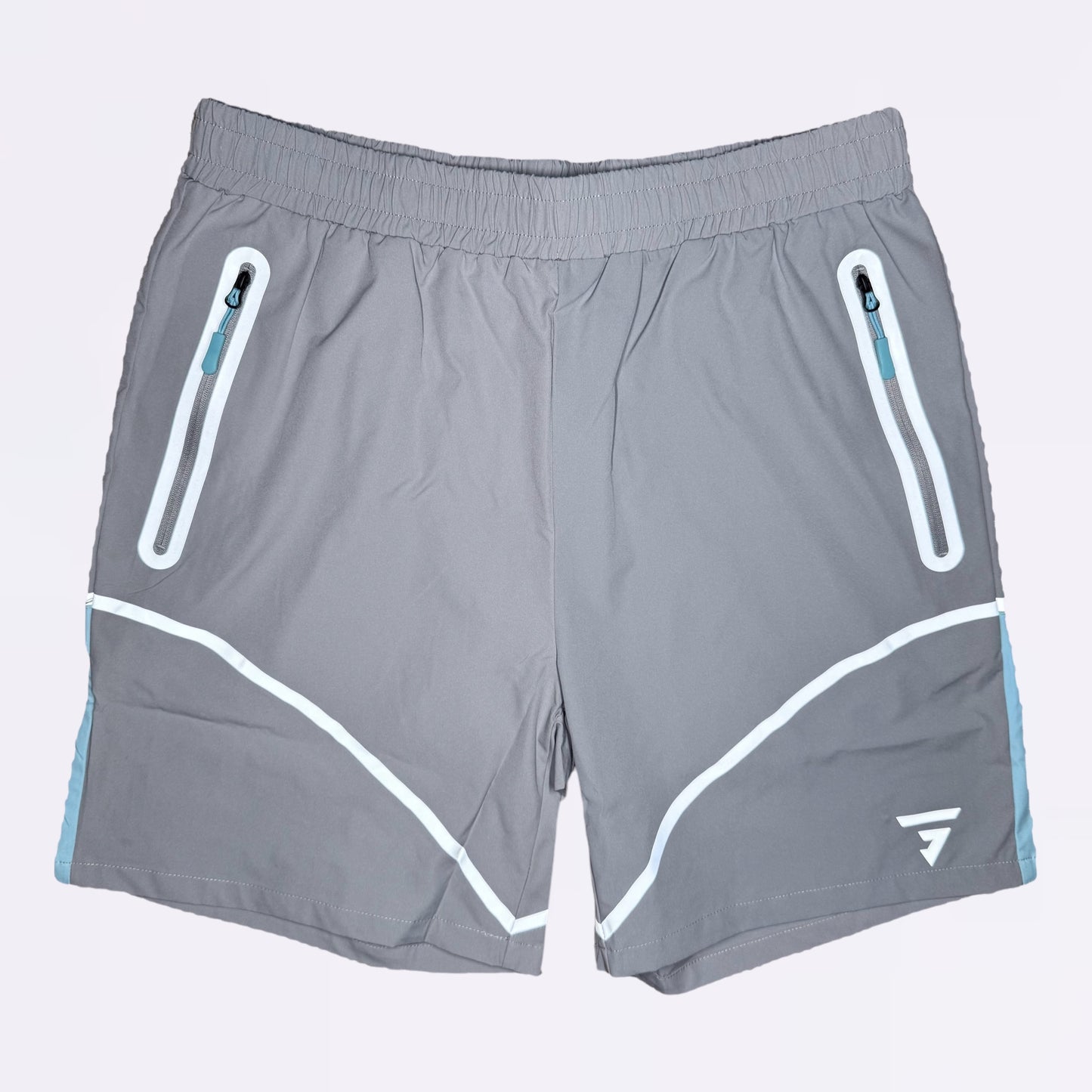 GRIID Reflect Shorts - Grey/Aqua