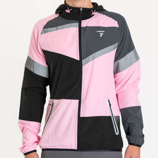 GRIID Panel Set - Windrunner & Bottoms - Pink Foam / Grey