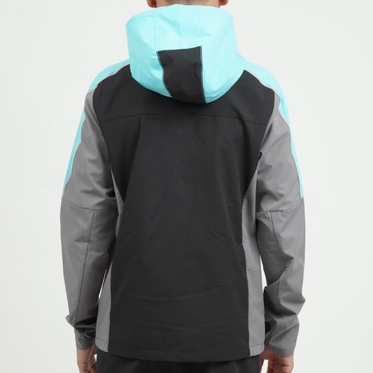 GRIID Reflect Jacket - Black/Aqua (Junior)