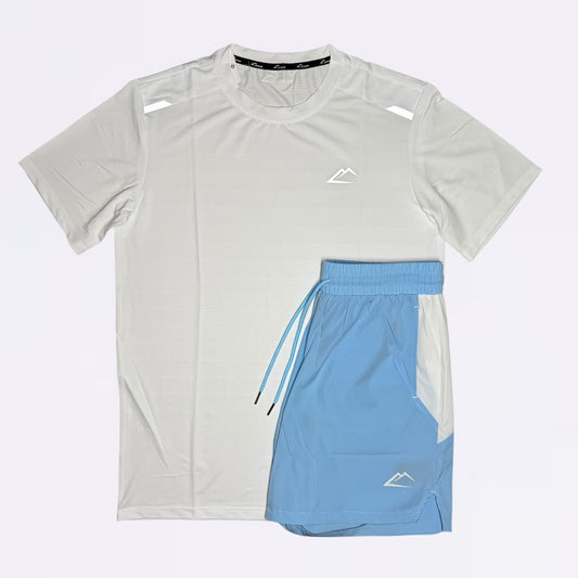 ActiveLine Storm Tee & Shorts Set - Sky Mist