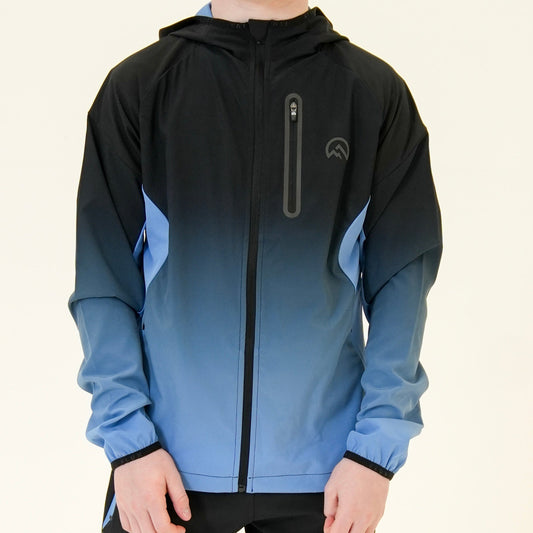 Flux Gradient & Running Set - Black / Blue (Junior)