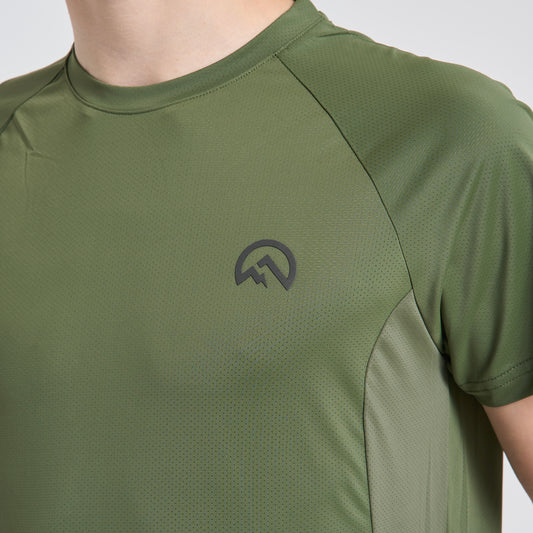 Flux Tech Tee - Sage (Junior)