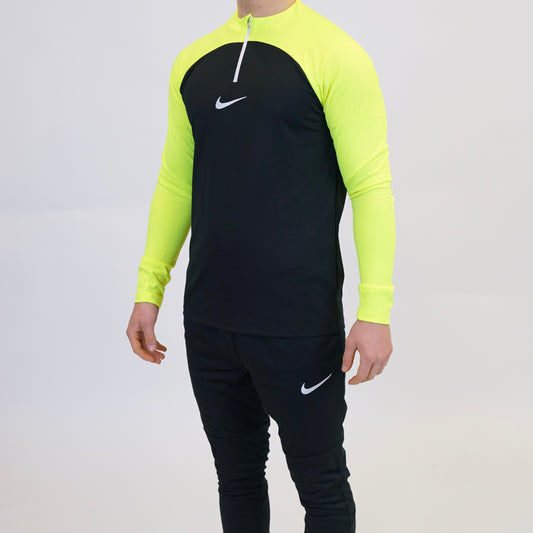 Nike Academy Pro Drill Half Zip Black / Volt