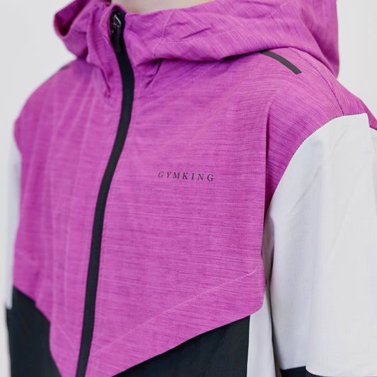 Gym King Vision Jacket - Purple / Black (Junior)