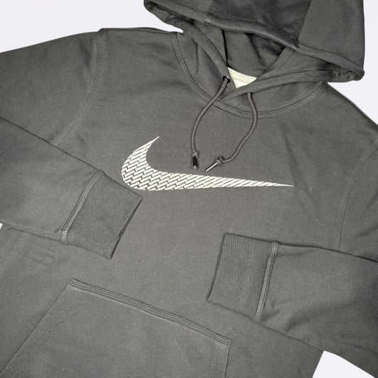 Nike Embroidery Swoosh Hoodie Black