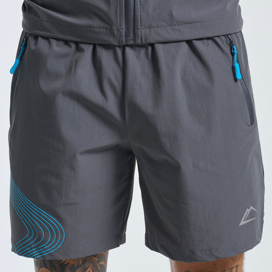 ActiveLine Wave Shorts - Grey / Baltic Blue