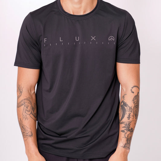 Flux Graphic Tee - Black / Dark Grey