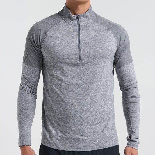 Nike Element / Flex Stride Set - Half Zip & Shorts - Grey / Black
