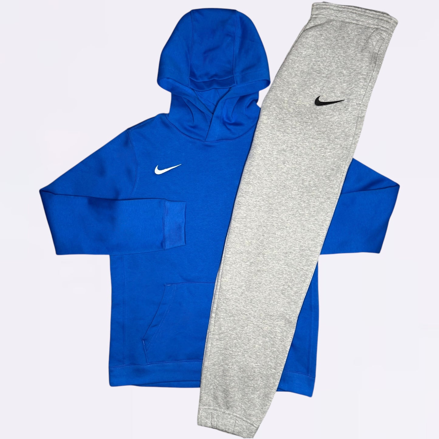 Nike Park Hoodie & Joggers Set - Royal Blue / Grey (Junior)