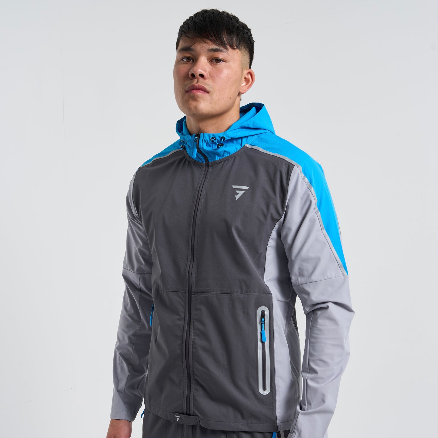 GRIID Reflect Windrunner - Dark Grey/Light Grey/Blue