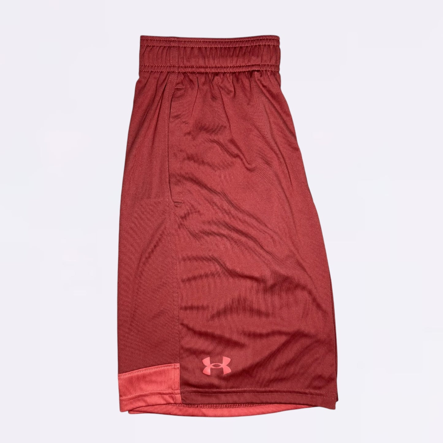 Under Armour Set - Tee & Shorts - Maroon (Junior)